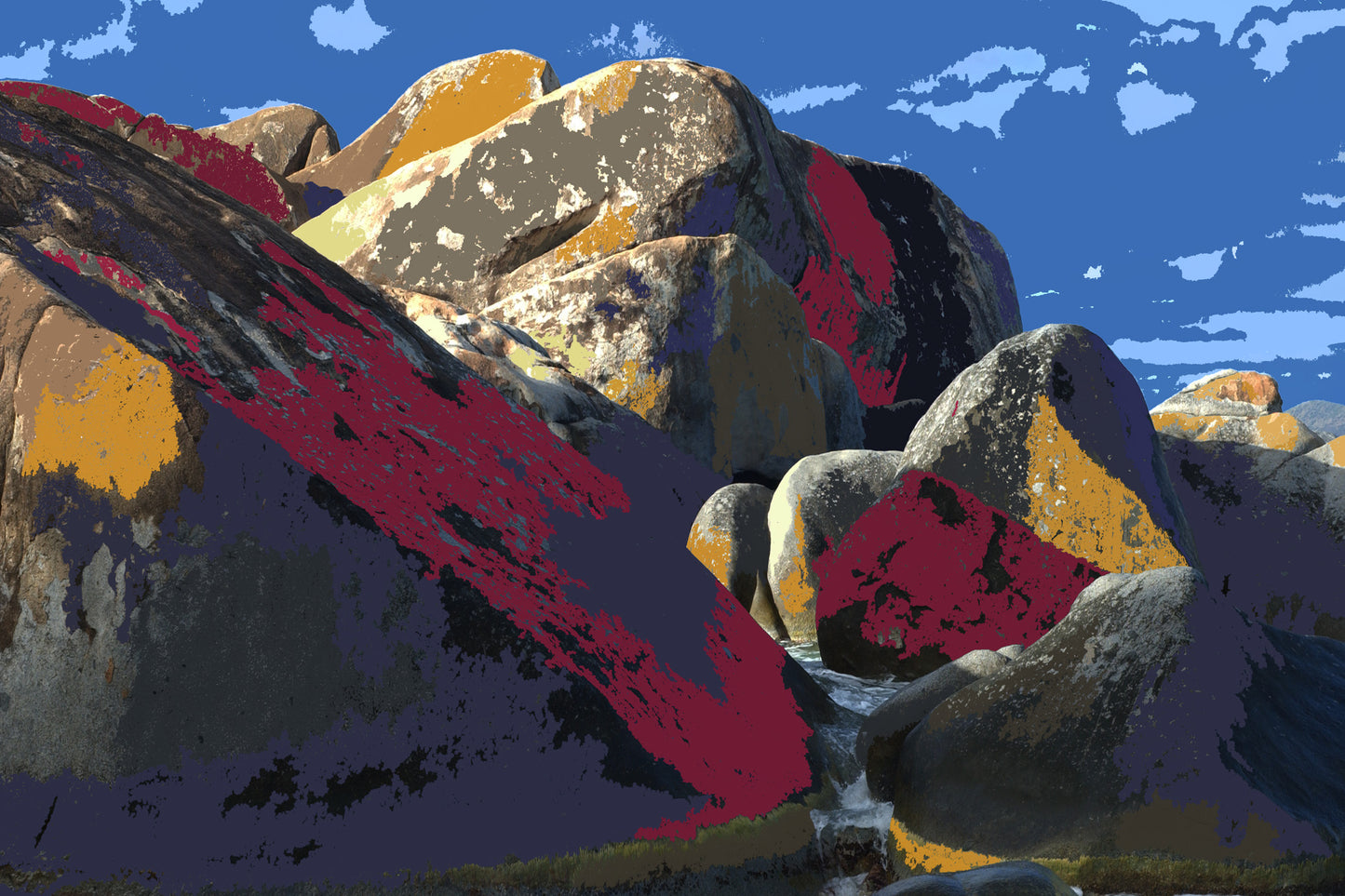 Virgin Gorda Rocks # 97 20" x 30"